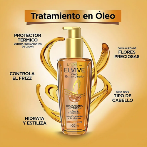 Aceite Elvive Óleo Extraordinario ✨ – Frasco 100ml