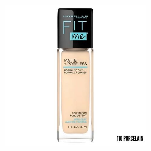 Base Maybelline Fit Me Matte + Poreless – Tono 110 Porcelain