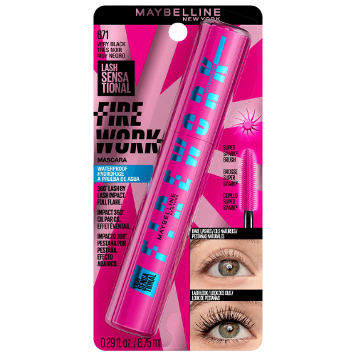 Máscara de Pestañas Lash Sensational Firework Waterproof 871 – Maybelline