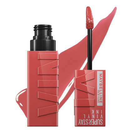Labial Líquido Super Stay Vinyl Ink – Tono 15 Peachy