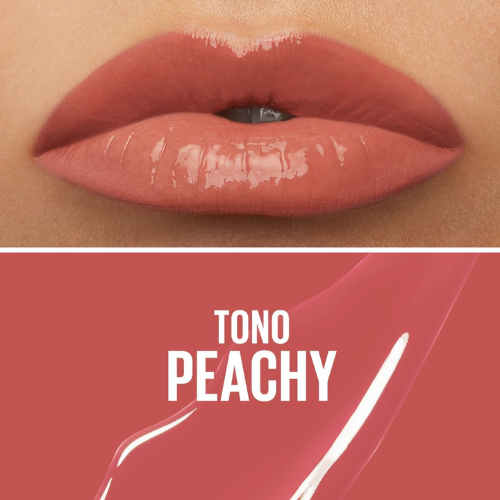 Labial Líquido Super Stay Vinyl Ink – Tono 15 Peachy