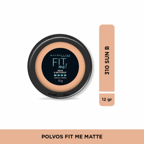 Maybelline Fit Me Matte + Poreless  – Tono 310 Sun Beige