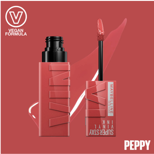 Labial Líquido Super Stay Vinyl Ink –  115 Peppy